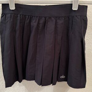 Alo Yoga Varsity Tennis Skirt - Black, S